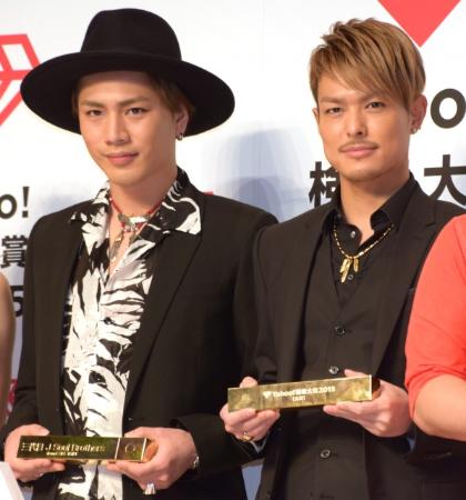 三代目JSB、検索大賞&ミュージシャン部門賞受賞