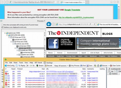 英インデペンデント紙のウェブサイトが改ざん被害、読者に「vvvウイルス」など感染の恐れ