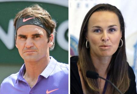 フェデラーとヒンギスの夢のペア、リオ五輪で実現