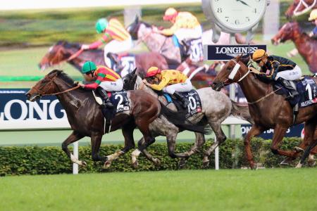 エイシンヒカリが香港Ｇ１Ｖ