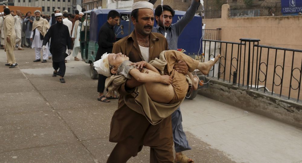 パキスタンの市場で爆発 ２３人死亡、５０人負傷