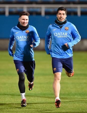 バルサ、広州恒大戦に向けメッシら練習/クラブW杯