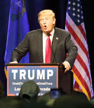 トランプ氏の支持率４割超 イスラム教徒入国禁止案の提案後