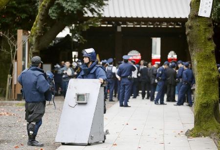 「仕掛けた」再び認める＝靖国事件で全容疑者－警視庁