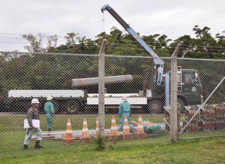 米軍普天間飛行場の一部、返還へ工事着手