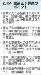 補正予算、3兆3213億円決定 政府「総活躍」対策に1・1兆円