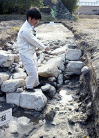 大溝城跡 本丸の遺構 2015年12月20日