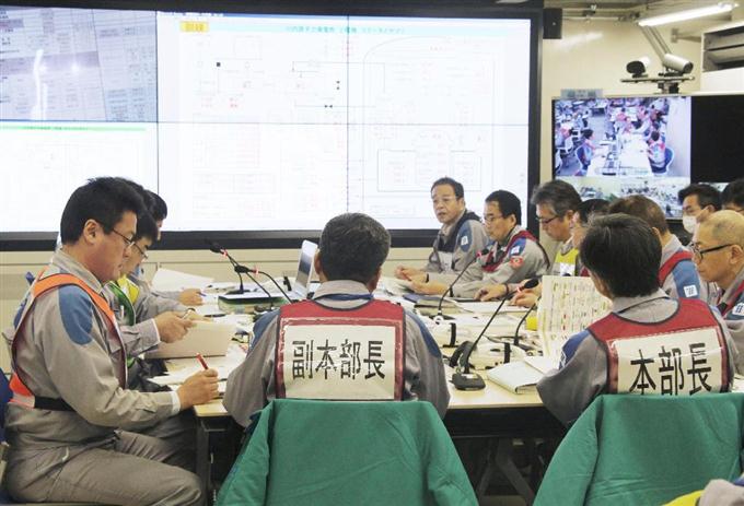 川内原発事故想定し訓練 3600人参加