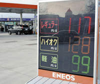 ガソリン 6年ぶり安値 2015年12月25日