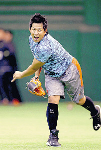 巨人・戸根 野生の豚獲ったど～ 狩猟に挑戦、一発で仕留めた