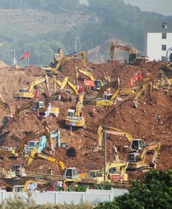 深セン土砂崩れ 原因追究の報道規制か 連日「懸命の救出」