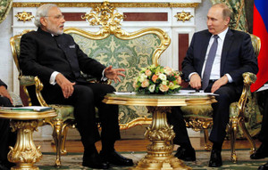 ロシア・インド首脳、原発やミサイルで緊密ぶり強調