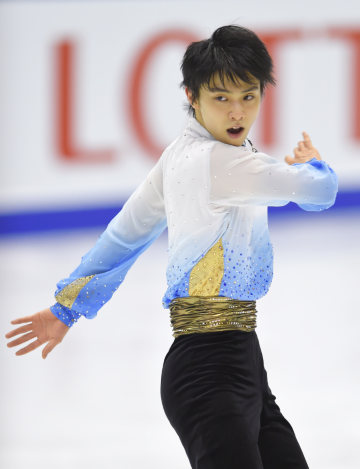 羽生サルコー尻餅「悔しいです」それでも100点首位