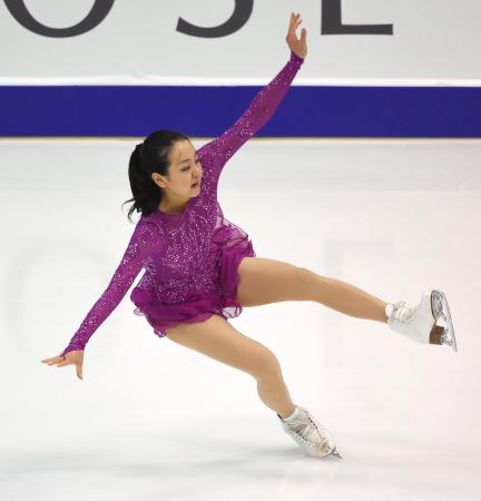 宮原首位、浅田5位…全日本フィギュア女子SP