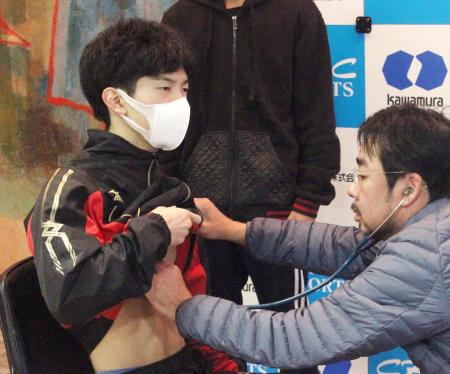 田中とサルダール、異常なし＝ＷＢＯミニマム級