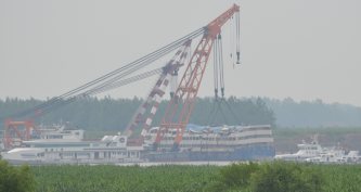 「強い暴風雨が原因」の報告書
