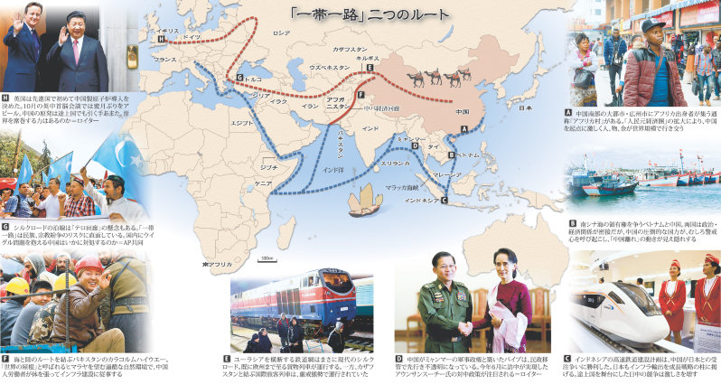 海へ陸へ、中国拡大