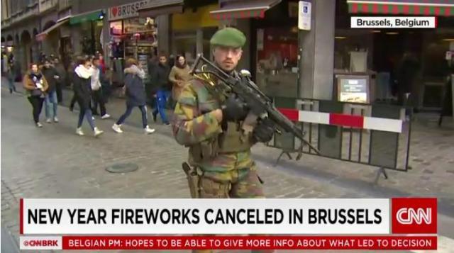 テロ懸念で新年の花火中止 ベルギー首都