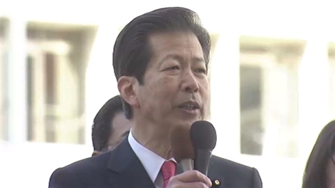 公明・山口代表、軽減税率制度導入を決定した成果を強調