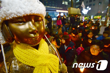 少女像「政府どうこうできず」＝日本に反論－韓国外務省