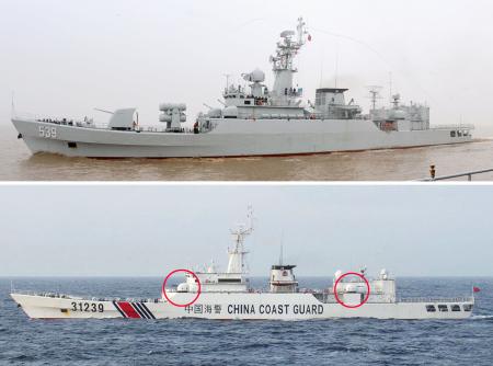 海軍艦改造し尖閣海域投入