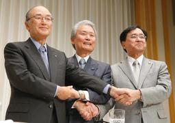 経済界トップ、賃上げで足並み ３団体新年祝賀会