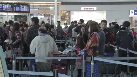 年末年始の国際線利用客は１２％増 仏テロ影響も、円安で訪日客増