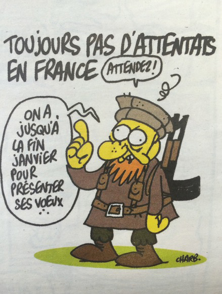 シャルリー・エブド襲撃から１年、「神」の風刺画にバチカン反発