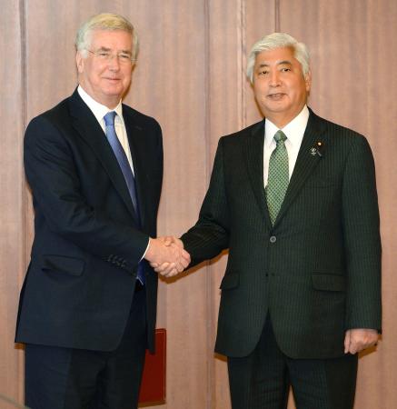 日英防衛相会談 英空軍機と共同訓練へ 北朝鮮への対応で連携強化