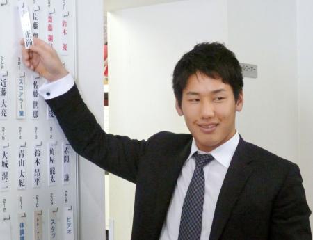 オリックス ドラ１吉田正、メジャーリーガー似顔絵持参で入寮