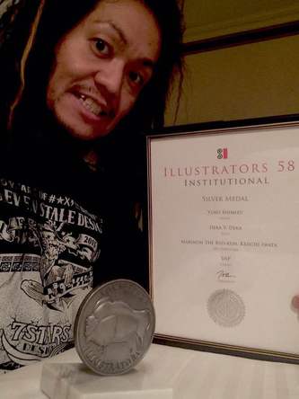 マキシマム ザ ホルモン、『Deka Vs Deka』イラストが米国イラストレーター協会シルバーメダル受賞