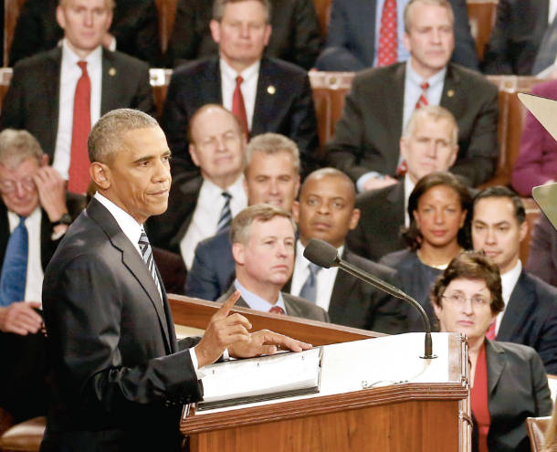 オバマ大統領が一般教書演説「世界の安全は各国で分担」