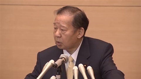 「慌てて改憲必要か」 参院選の争点化で二階氏