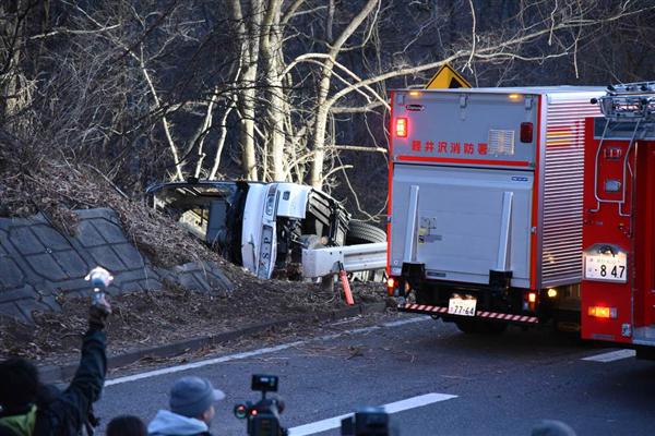 2人の死亡確認 長野スキーバス事故、11人心肺停止