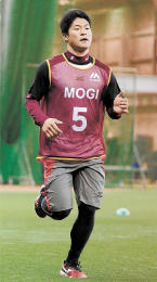 ＜楽天＞名物シャトルラン 茂木がトップ