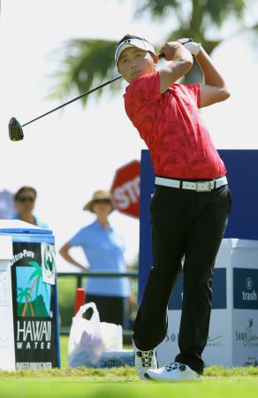 片岡＆谷原６６で３打差２０位 石川は３２位 ソニーＯＰ第１Ｒ