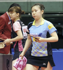 福原、８強逃す＝石川、水谷は準々決勝へ－全日本卓球