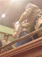 ヘイトスピーチ審議中に議場にカラーボール投げつけた男逮捕 「条例可決、阻止したかった」