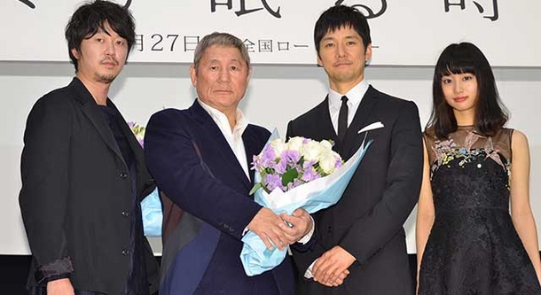 ビートたけし、12年ぶりの映画主演作のテーマは「SMAPの…」と時事ネタ炸裂