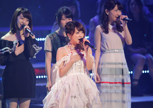 高橋みなみ、卒業ソング「背中言葉」を披露＝「リクエストアワー」に登場－ＡＫＢ４８