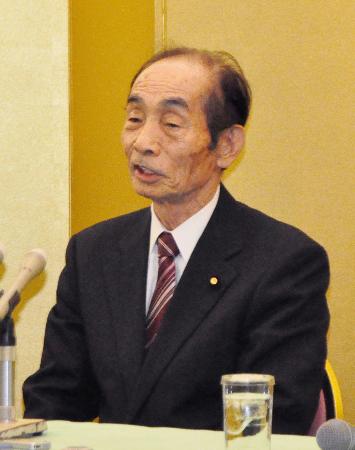 「心残りはありません」輿石参院副議長が引退表明