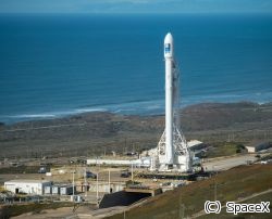 打ち上げたロケット、はしけ船着陸に失敗 2016年01月18日 11時23分