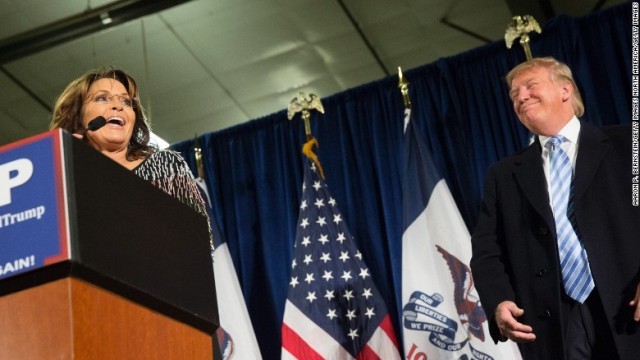 米大統領選、トランプ氏に追い風 ペイリン氏 支持表明