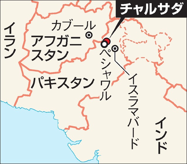 パキスタンの大学、銃乱射で２０人死亡 タリバーン一派