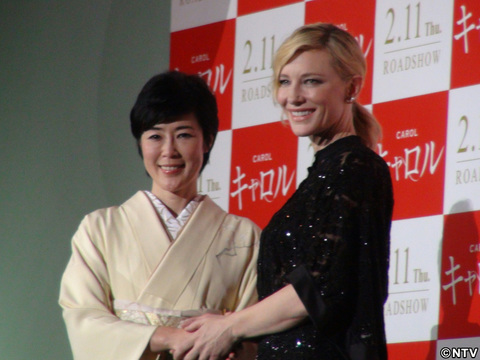 オスカー候補 ケイト・ブランシェット来日