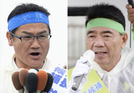 宜野湾市長選あす投開票 過熱する集票活動 公選法違反で新人告発