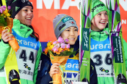高梨、５連勝で通算36勝目 スキーＷ杯ジャンプ女子