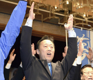 岩国市長選、現職・福田良彦氏が新人破り３選 2016年01月24日 22時37分