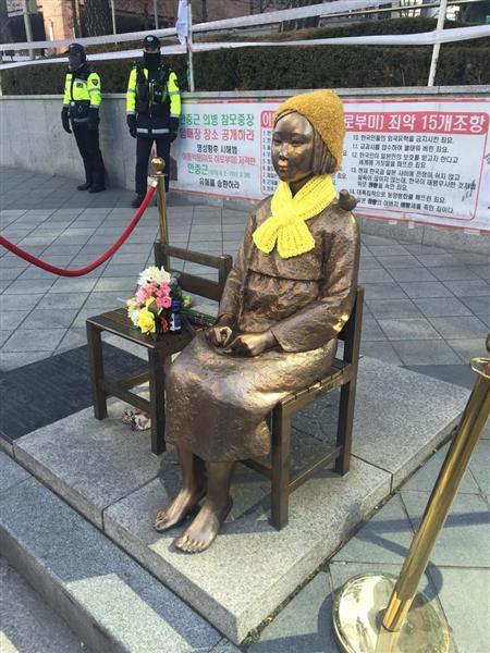 【「慰安婦」日韓合意】「慰安婦像の早期撤去の働きかけ強化を」自民外交部会など決議