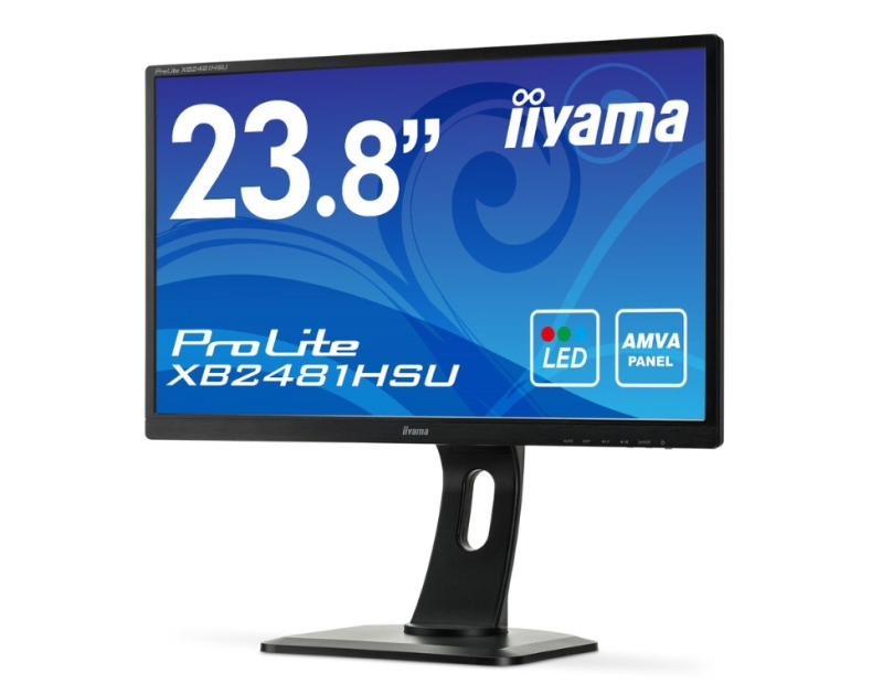 マウスコンピューター、AMVAパネル採用の23.8型フルHD液晶ディスプレイ
